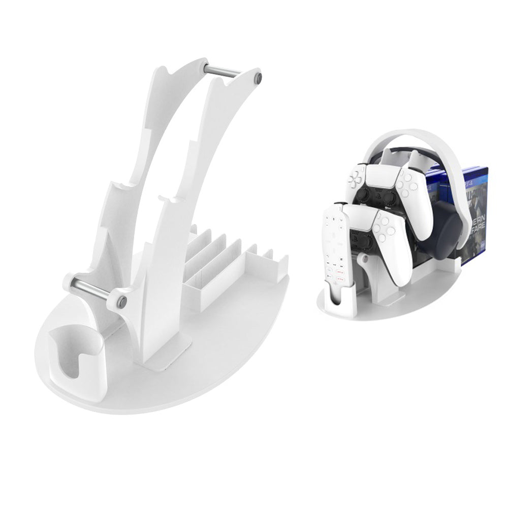 JYS-P5128 Dual Game Controller Holder for Nintendo Switch Pro PS5 PS4 Xbox Series S X One Headphone Stand Game Disc Rack JYS-P5128 Dual Game Controller Holder for Nintendo Switch Pro PS5 PS4 Xbox Series S X One Headphone Stand Game Disc Rack